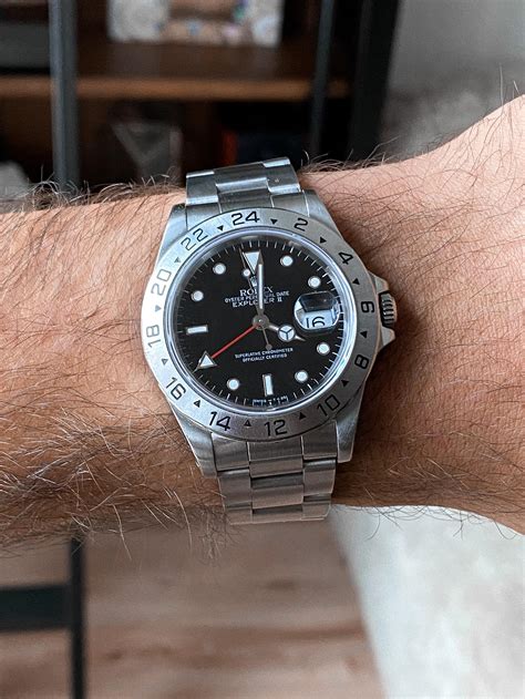 rolex 16570 black or white dial|rolex explorer ii 16570 review.